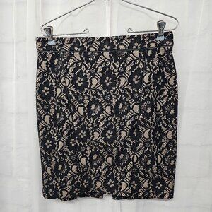 Express Skirt Black Mini Pencil Lace Goth Whimsigoth Retro Bodycon 6